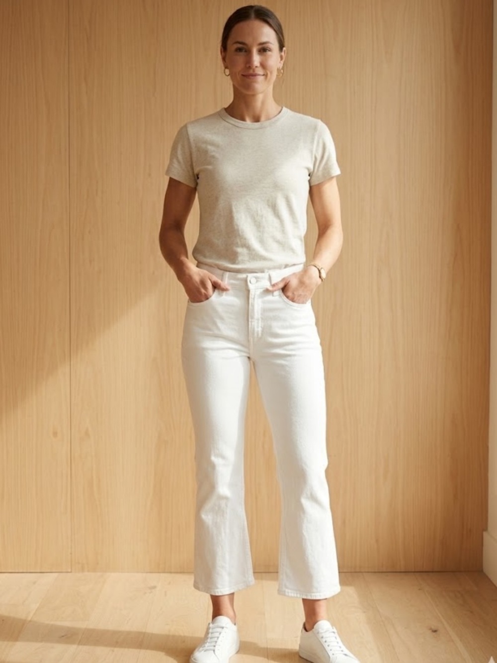 kate spade White Flare Jeans - Classic High-Rise Style